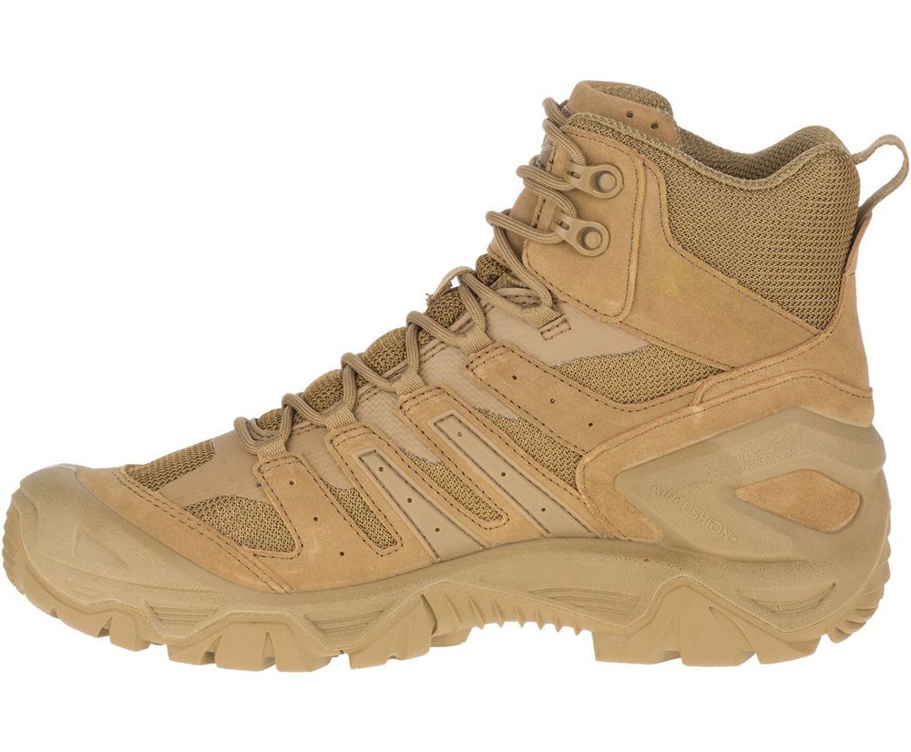 Merrell Støvler Herre - Strongfield Tactical 6\" Waterproof - Khaki - EIV308152